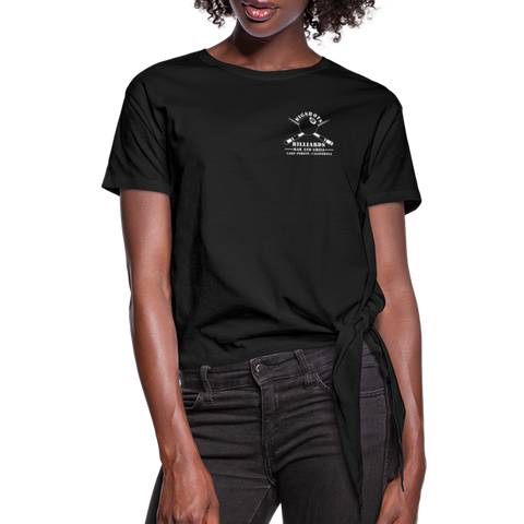 Bigshots Women's Knotted T-Shirt - black